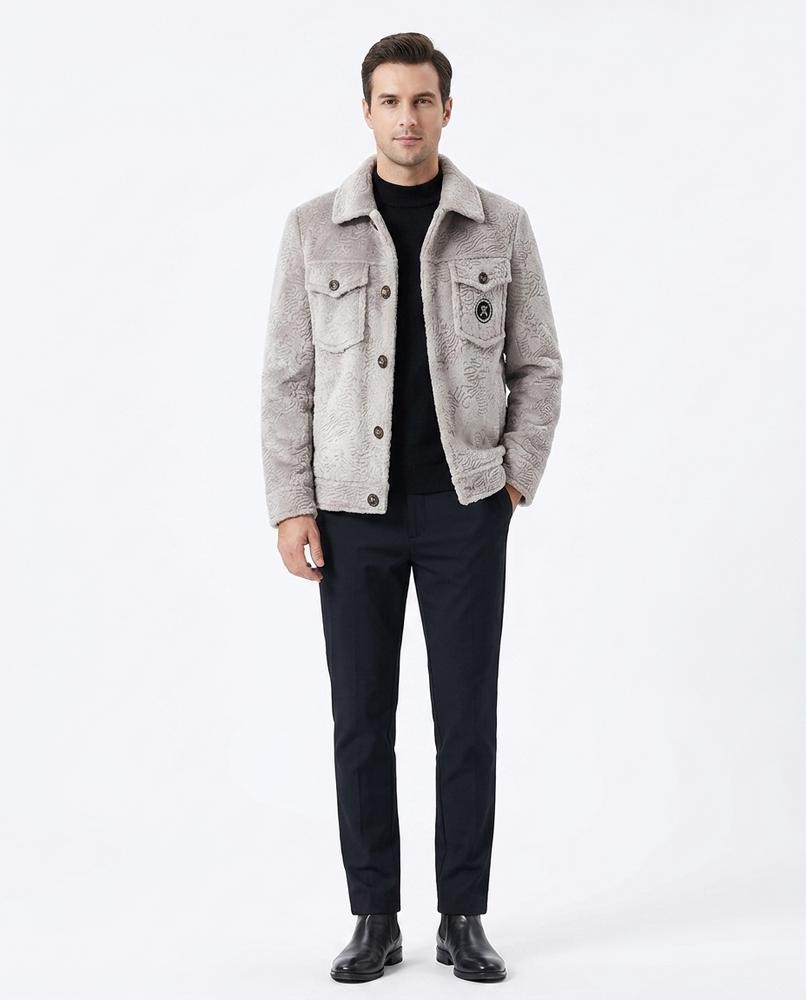 Talbos Closet - Tivel | Textured Button-Front Jacket Men