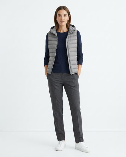 Talbos Closet - Lemor | Quilted Hooded Vest Women