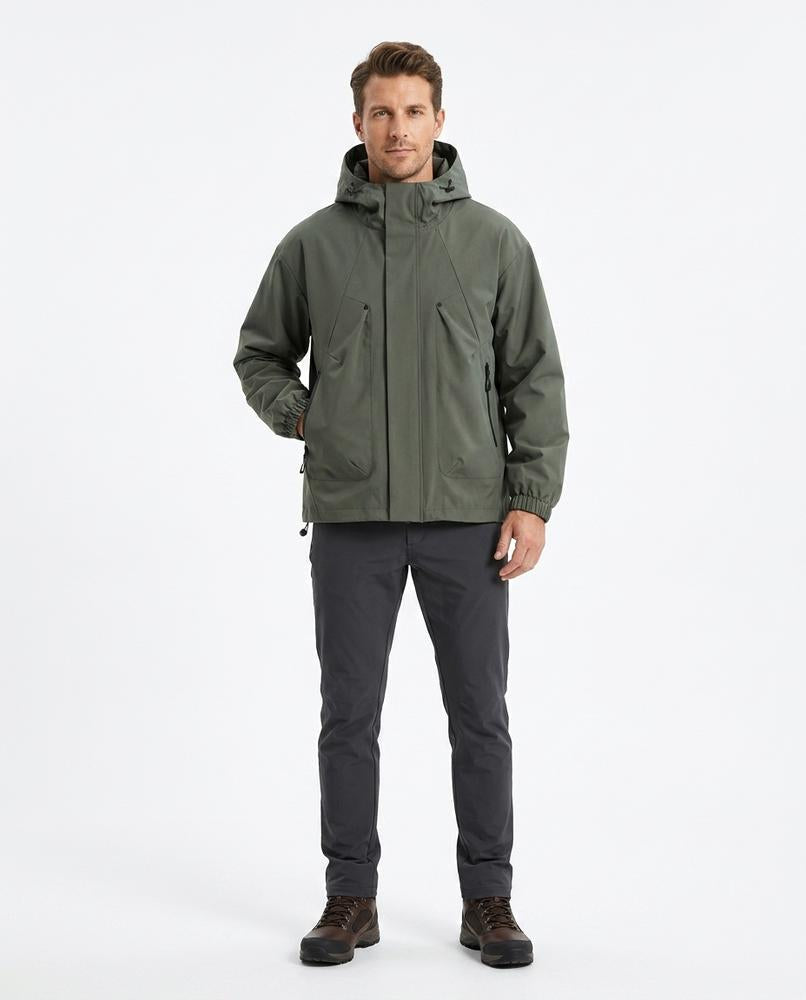 Talbos Closet - Satal | Hooded High-Closing Jacket Unisex
