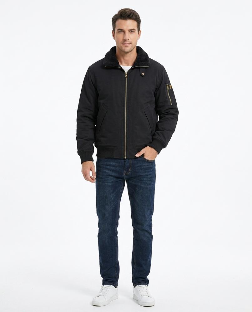 Talbos Closet - Semer | Sherpa-Collar Zip-Up Jacket Men