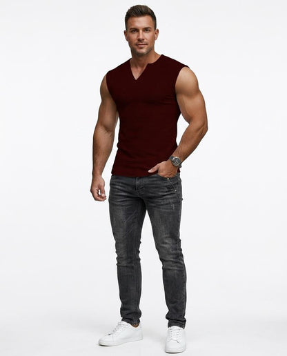 Talbos Closet - Camin | Waffle-Knit Sleeveless Top Men