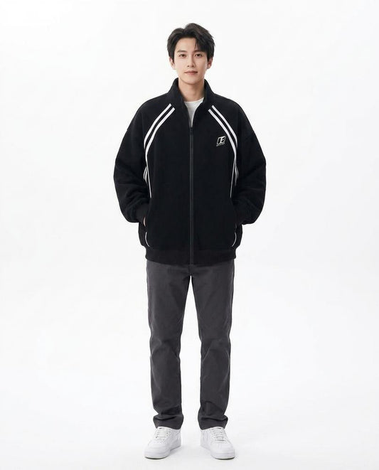 Talbos Closet - Valar | Zip-Up Striped Jacket Men