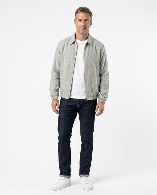 Talbos Closet - Catal | Zip-Up Cotton Jacket Men