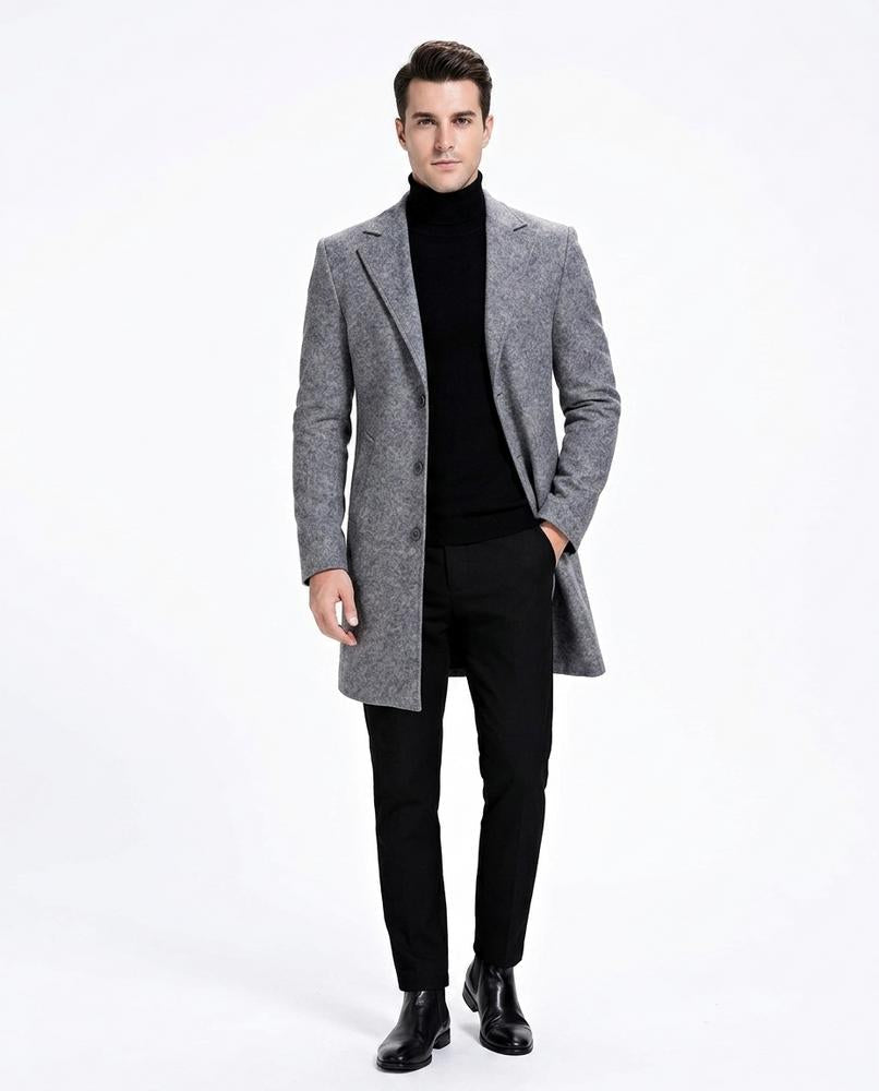 Talbos Closet - Selin | Buttoned Tailored Coat Men