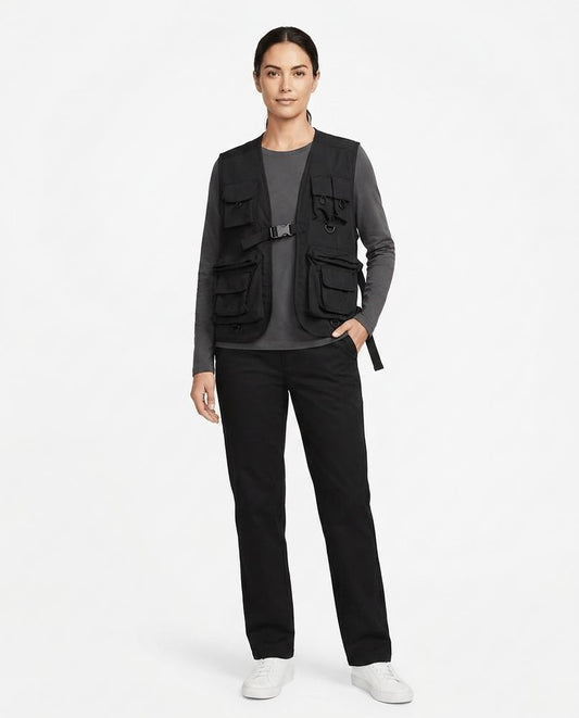 Talbos Closet - Nelan | Multi-Pocket Adjustable Vest Women