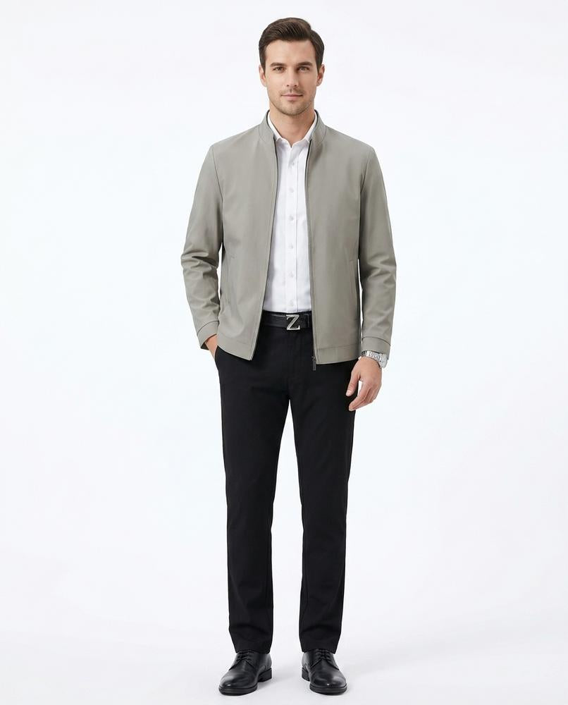 Talbos Closet - Cavin | Zip-Up Collared Jacket Men