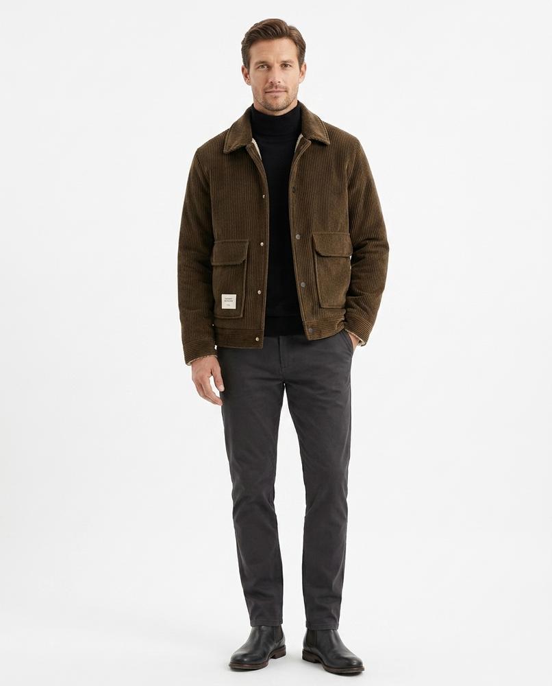 Talbos Closet - Vevin | Corduroy Lined Jacket Men