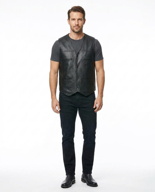 Talbos Closet - Caser | Lined Button-Front Vest Men