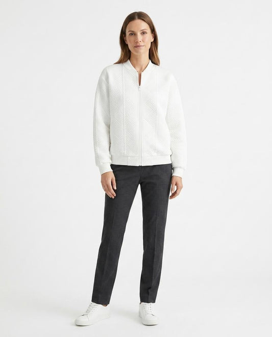 Talbos Closet - Kavin | Textured Zip-Up Jacket Women
