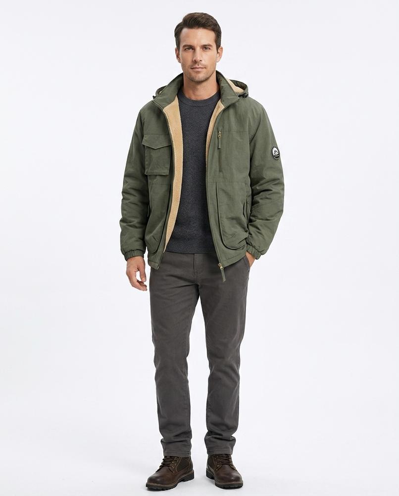 Talbos Closet - Ramel | Fleece-Lined Hooded Jacket Men