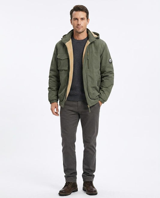 Talbos Closet - Ramel | Fleece-Lined Hooded Jacket Men