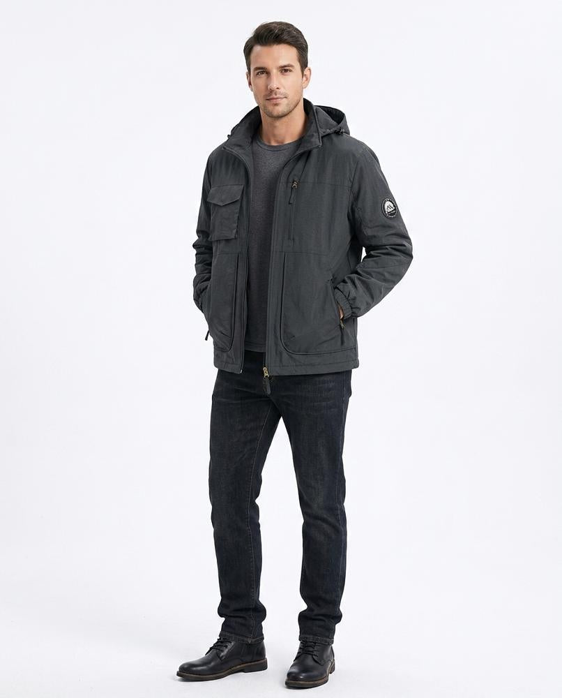 Talbos Closet - Ramel | Fleece-Lined Hooded Jacket Men