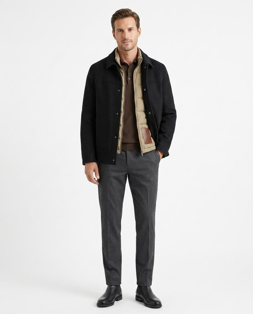 Talbos Closet - Nodar | Woolen Collared Jacket Men