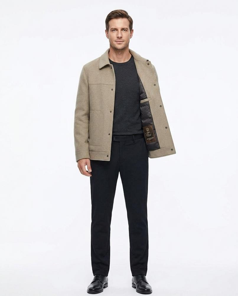 Talbos Closet - Nodar | Woolen Collared Jacket Men