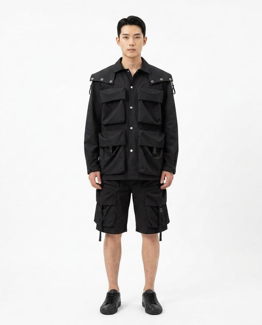 Talbos Closet - Zemor | Multi-Pocket Loose-Fit Jacket Men