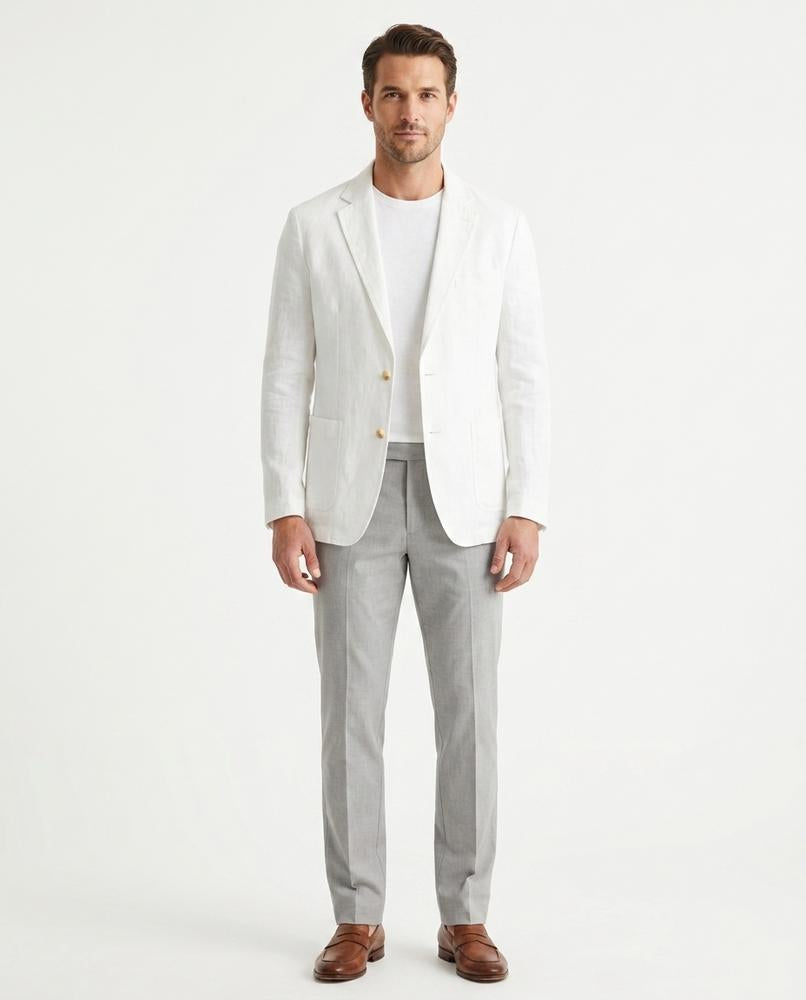 Talbos Closet - Taron | Linen Two-Button Blazer Men