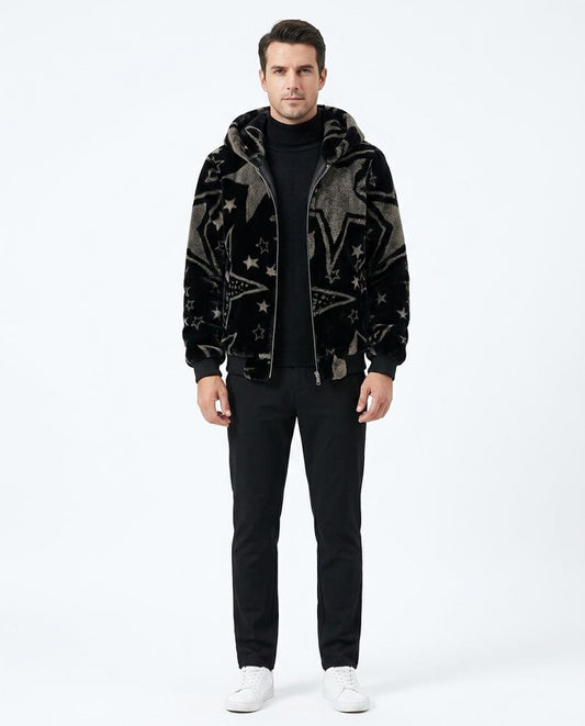 Talbos Closet - Colen | Hooded Plush Jacket Men