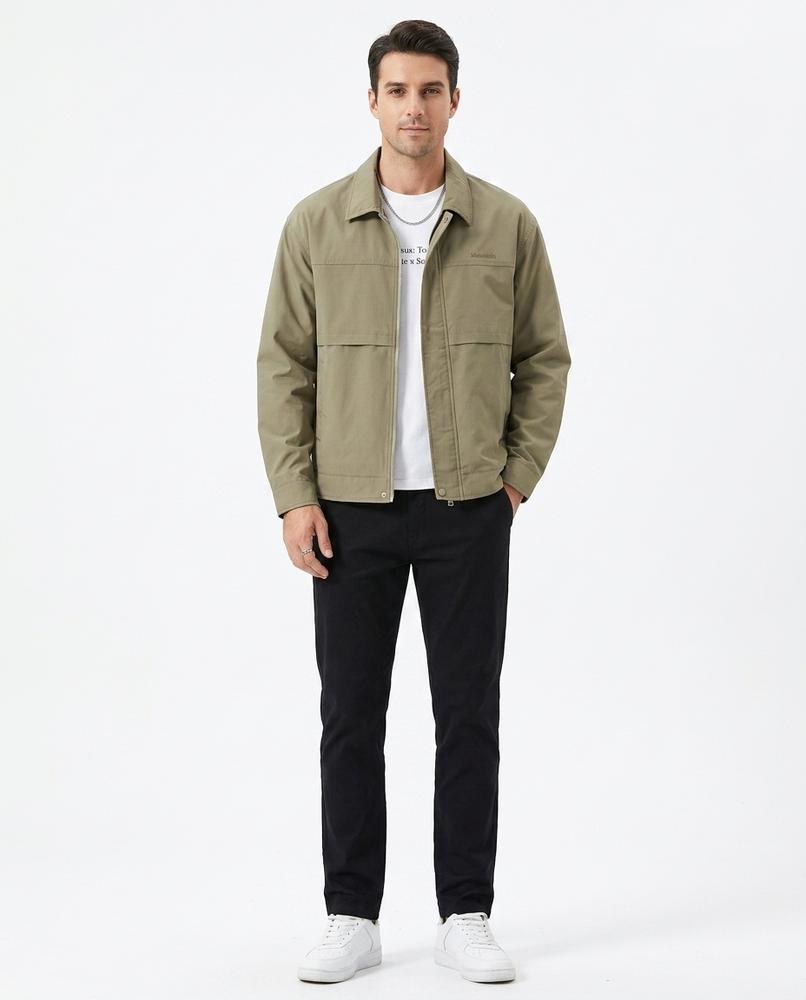Talbos Closet - Rilan | Zip-Up Collared Jacket Men