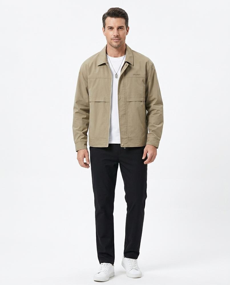 Talbos Closet - Rilan | Zip-Up Collared Jacket Men