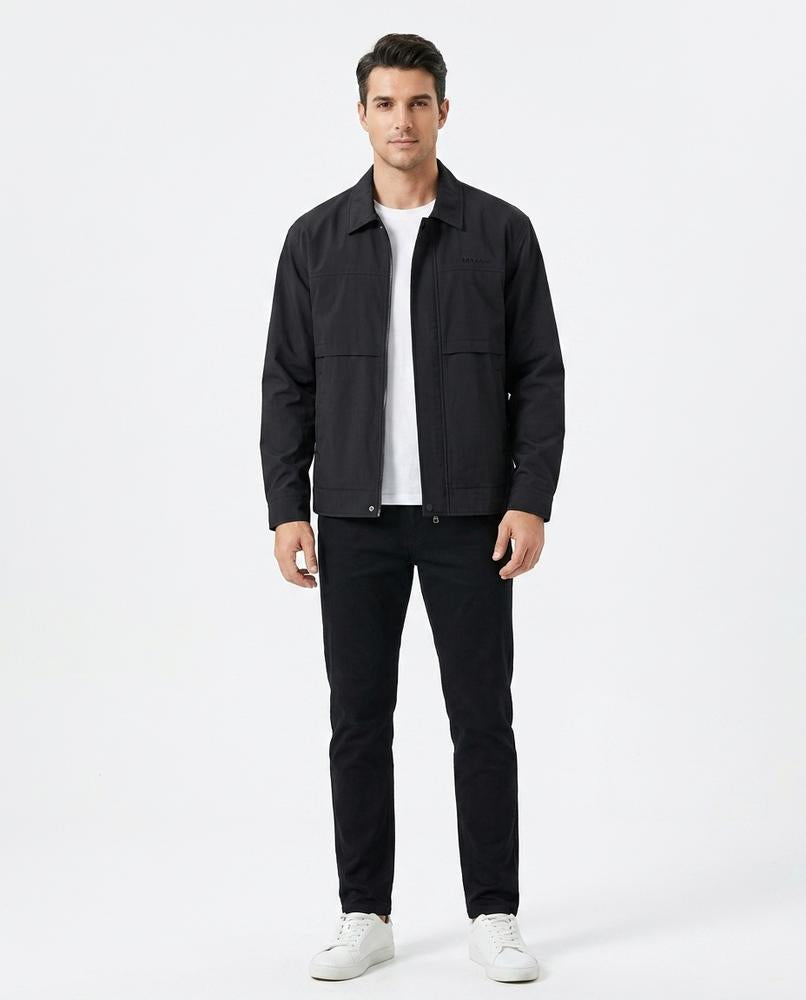 Talbos Closet - Rilan | Zip-Up Collared Jacket Men