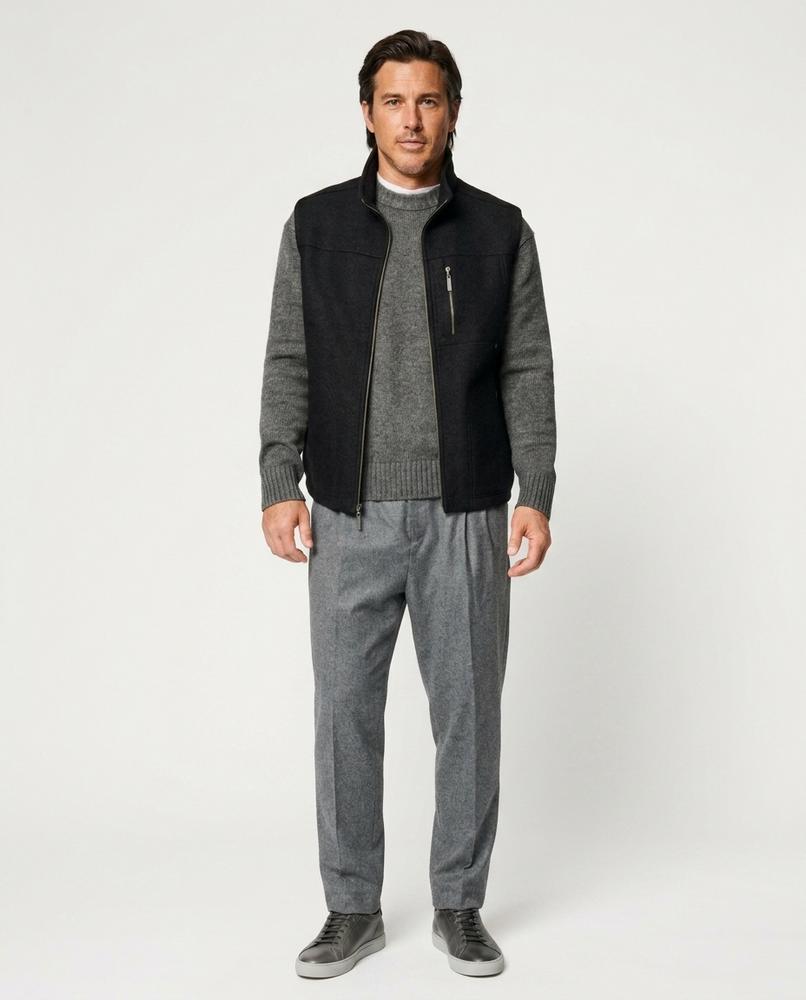 Talbos Closet - Velev | Zip-Up Structured Vest Men