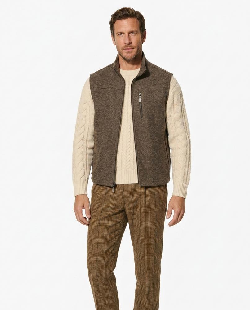 Talbos Closet - Velev | Zip-Up Structured Vest Men