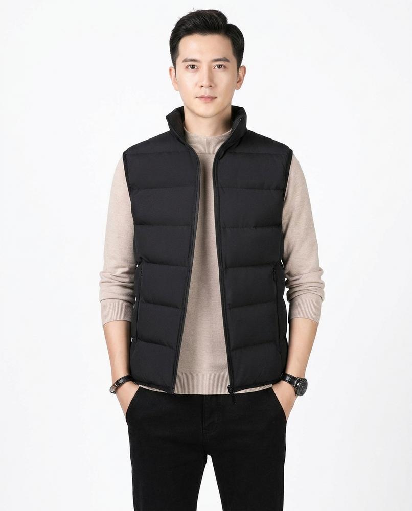 Talbos Closet - Lahal | Quilted Zip-Up Vest Men