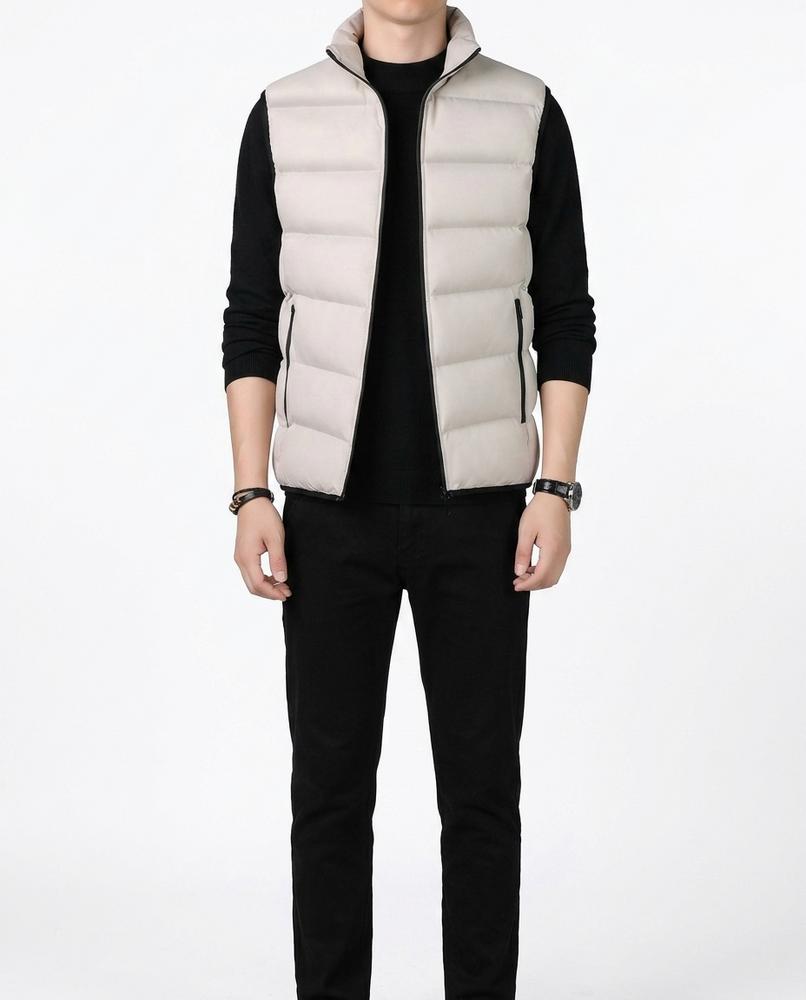 Talbos Closet - Lahal | Quilted Zip-Up Vest Men