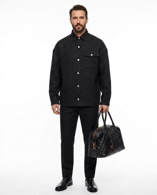 Talbos Closet - Covin | Textured Button-Up Jacket Men