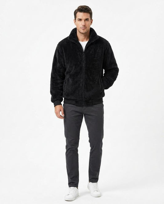 Talbos Closet - Visel | Fleece Zip-Up Jacket Men