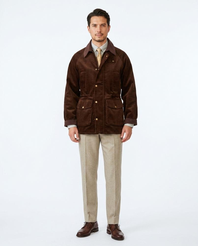 Talbos Closet - Yotor | Corduroy Contrast-Collar Jacket Men
