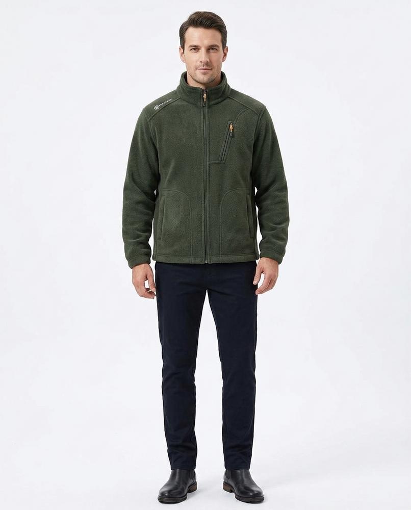 Talbos Closet - Yolan | Fleece Zip-Up Jacket Men