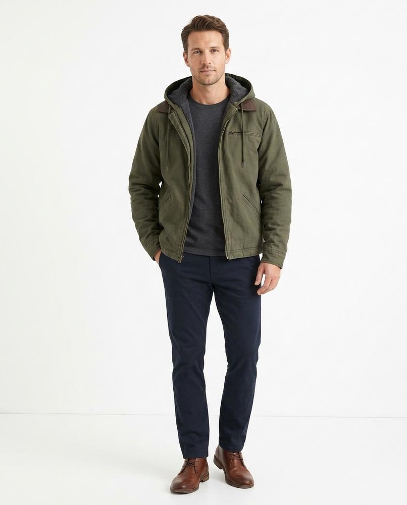Talbos Closet - Leran | Hooded Lined Jacket Men