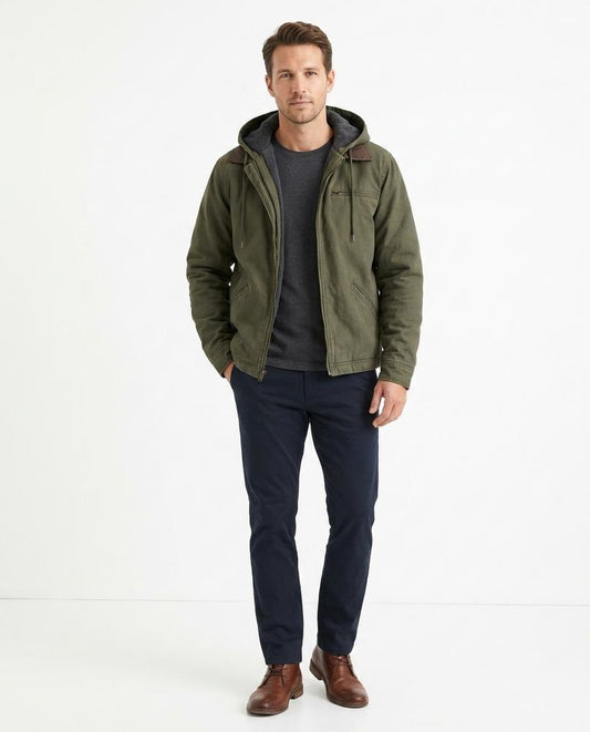 Talbos Closet - Leran | Hooded Lined Jacket Men