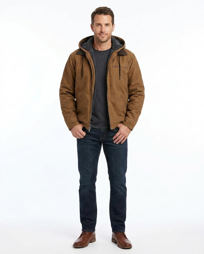 Talbos Closet - Leran | Hooded Lined Jacket Men