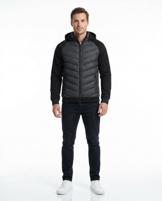 Talbos Closet - Cavel | Quilted Hooded Jacket Men