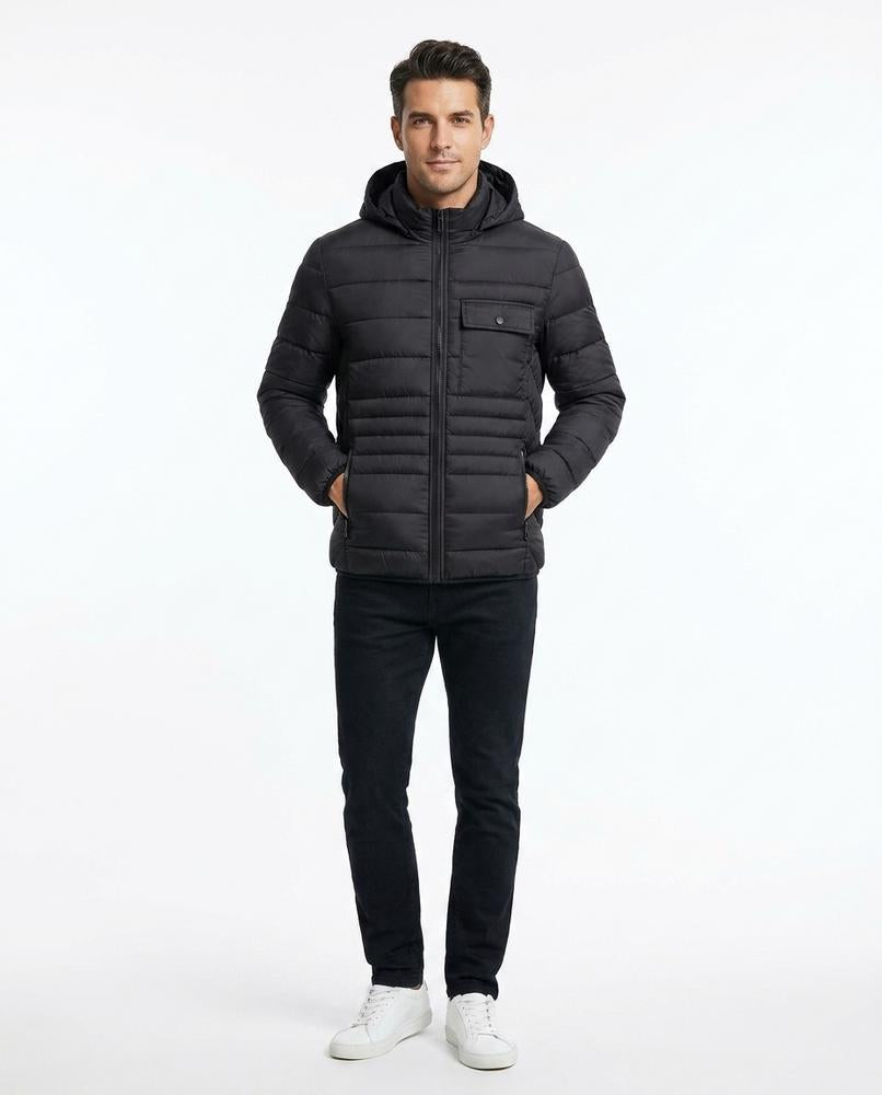 Talbos Closet - Lylev | Quilted Hooded Jacket Men