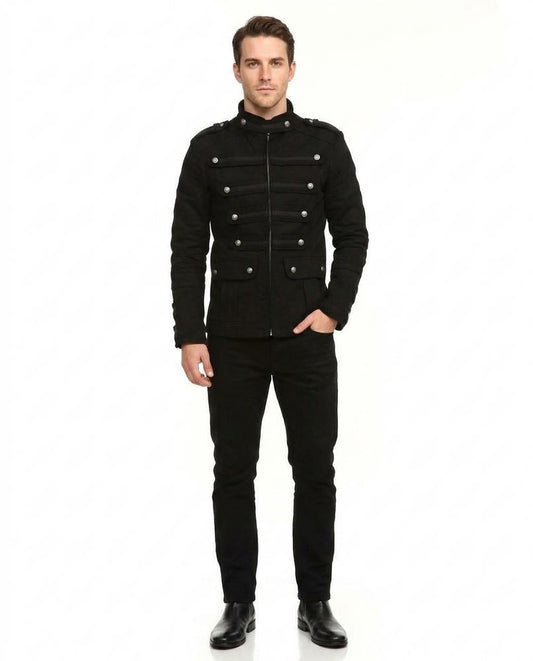 Talbos Closet - Romir | Military-Style Stand-Collar Jacket Men