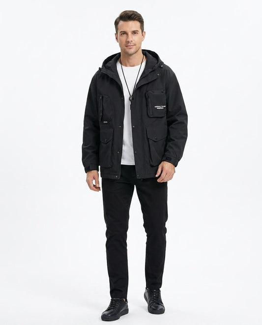 Talbos Closet - Tilar | Hooded Multi-Pocket Jacket Men