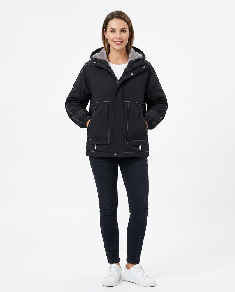 Talbos Closet - Almar | Lined Hooded Jacket Women