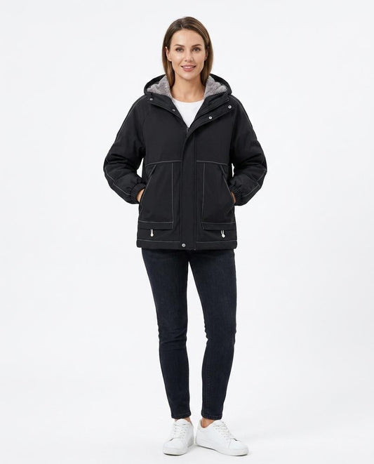 Talbos Closet - Almar | Lined Hooded Jacket Women