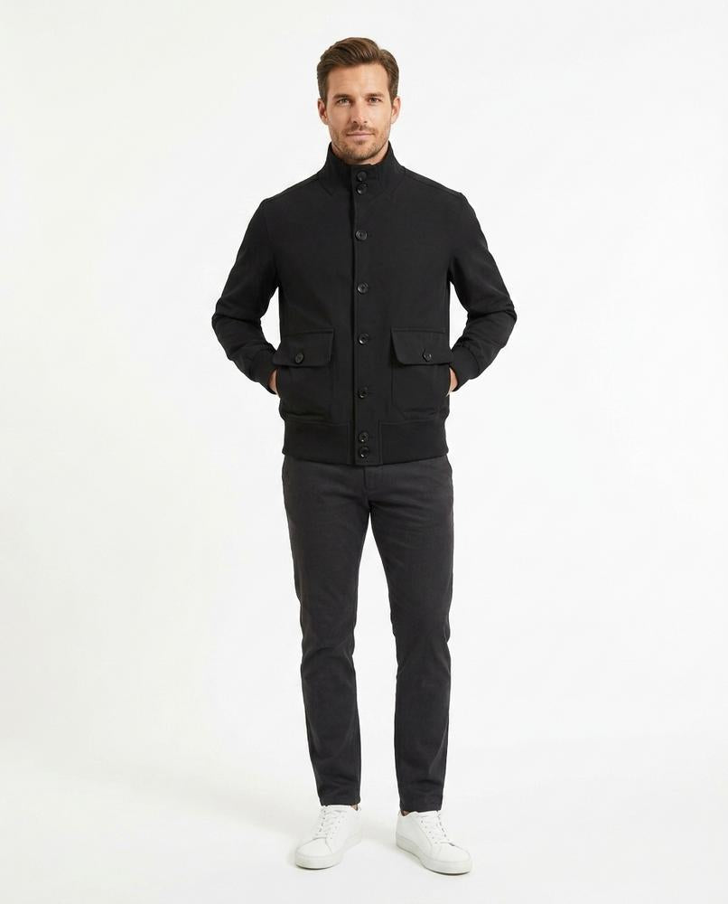 Talbos Closet - Saren | Button-Front Suede-Look Jacket Men