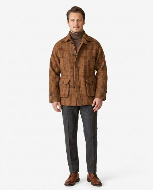 Talbos Closet - Yovin | Plaid Wool Jacket Men