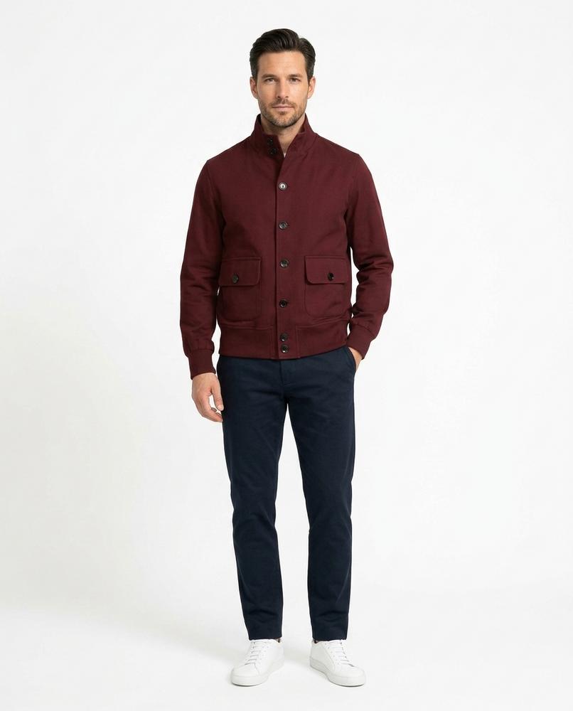 Talbos Closet - Saren | Button-Front Suede-Look Jacket Men