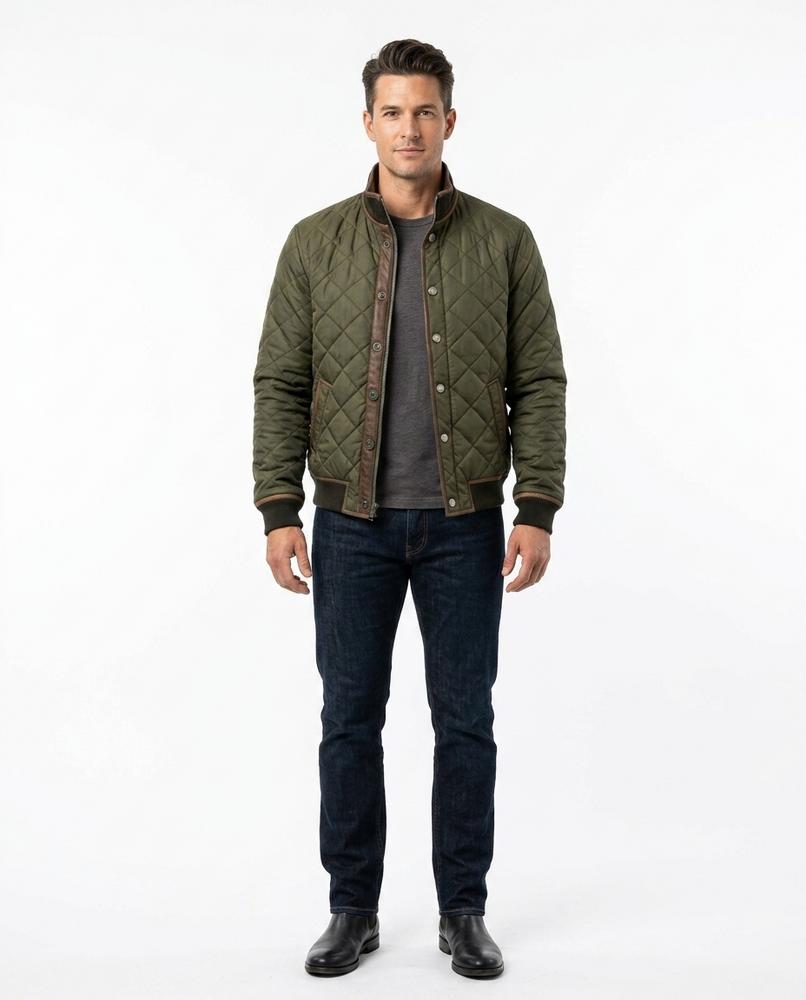 Talbos Closet - Nihal | Quilted Padded Jacket Men