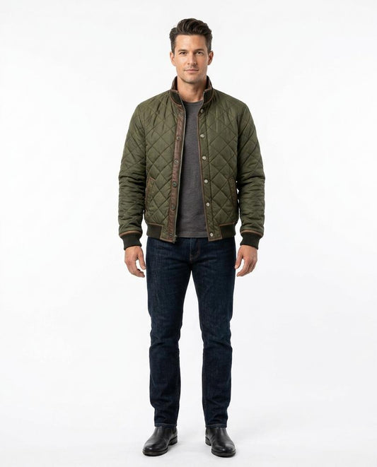 Talbos Closet - Nihal | Quilted Padded Jacket Men