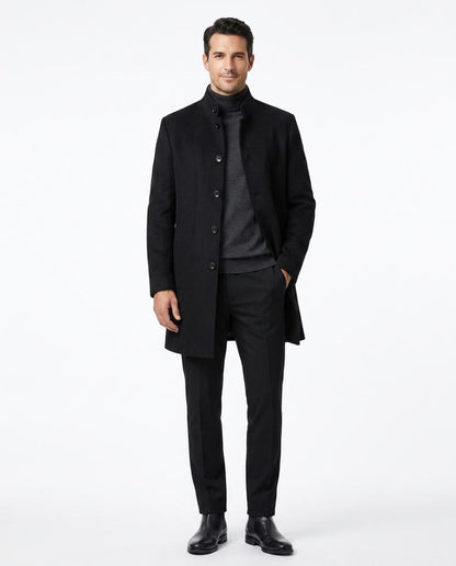 Talbos Closet - Nelar | Slim-Fit High-Collar Coat Men