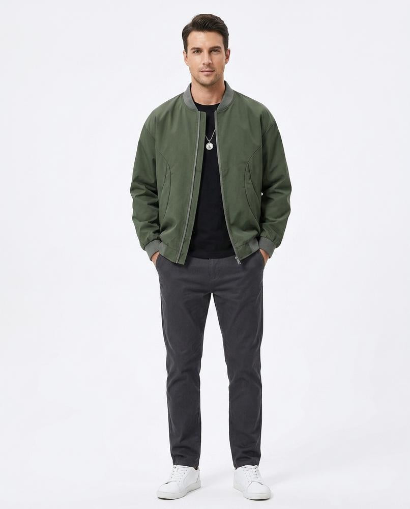 Talbos Closet - Zesan | Zip-Up Minimalist Jacket Men