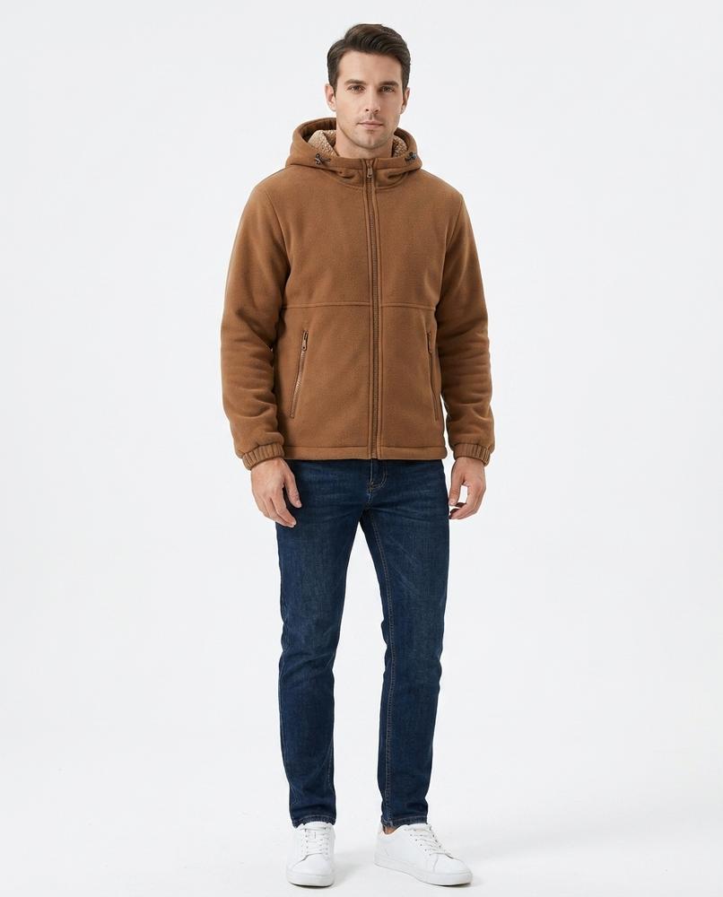 Talbos Closet - Yolin | Sherpa-Lined Hooded Jacket Men