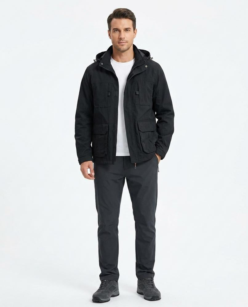 Talbos Closet - Daser | Hooded Multi-Pocket Jacket Men